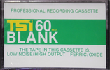 Compact Cassette TSI 60 Type I Normal 1979 USA