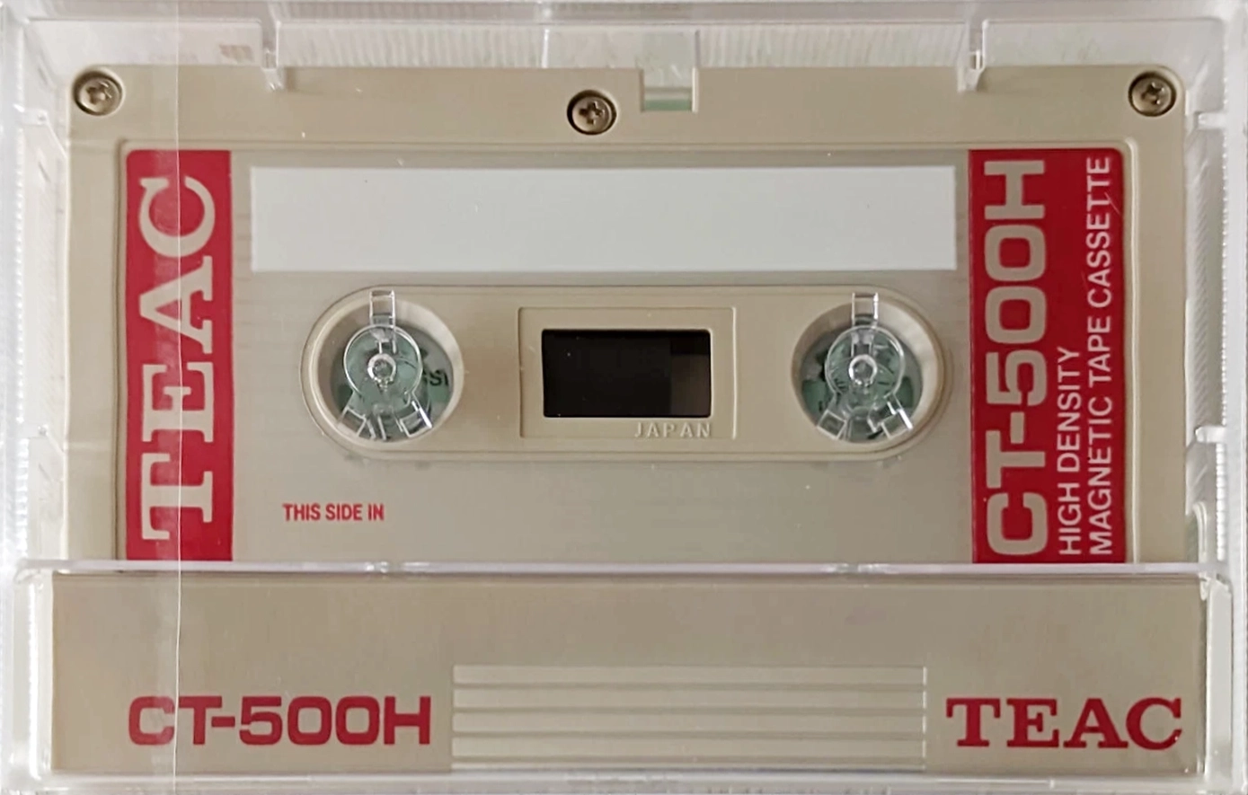 Compact Cassette Teac CT "CT-500H" Computer Cassette 1981 Worldwide