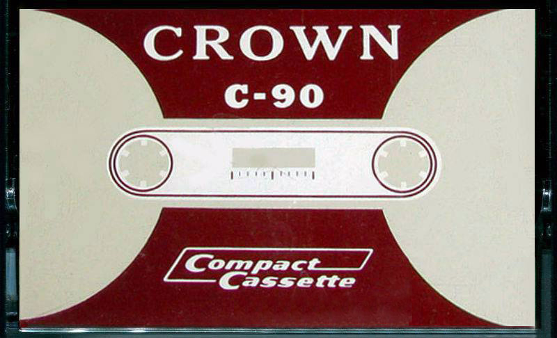 Compact Cassette Crown / Crown Radio Corporation 90 Type I Normal 1973 Japan