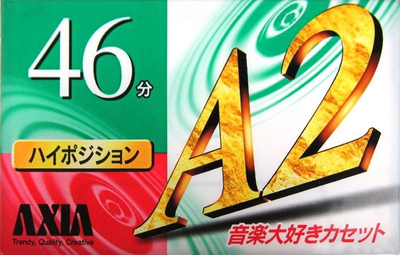 Compact Cassette AXIA A2 46 Type II Chrome 2000 Japan