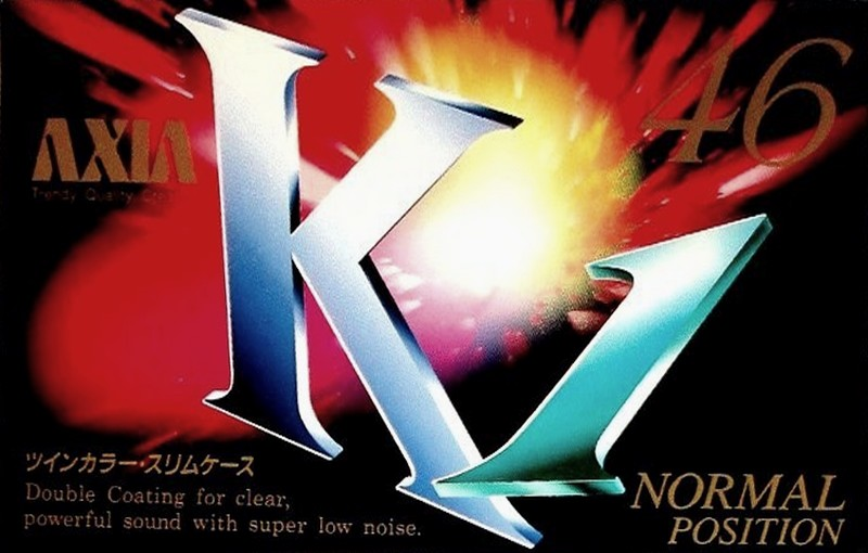Compact Cassette AXIA K1 46 "K1B 46" Type I Normal 1995 Japan