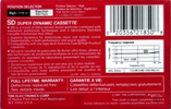 Compact Cassette TDK SD 90 Type II Chrome 1987 North America