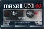 Compact Cassette Maxell UDI / UD1 60 "UD1" Type I Normal 1982 Europe
