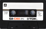 Compact Cassette TDK SA 60 Type II Chrome 1979 Japan