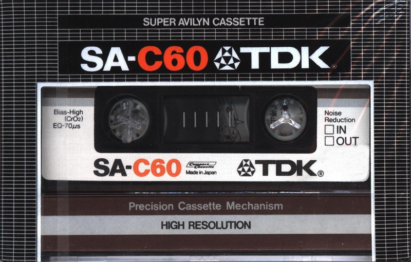 Compact Cassette TDK SA 60 Type II Chrome 1979 Japan