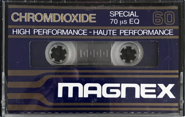 Compact Cassette Magnex 60 Type II Chrome 1979 Europe