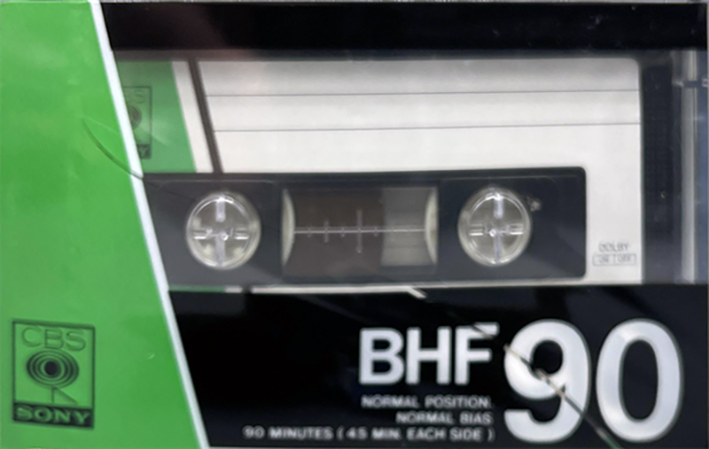 Compact Cassette CBS / Sony BHF 90 Type I Normal 1980 Japan