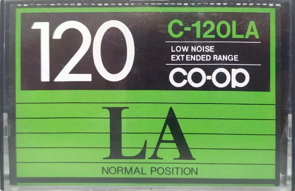 Compact Cassette CO-OP LA 120 Type I Normal 1978 Japan