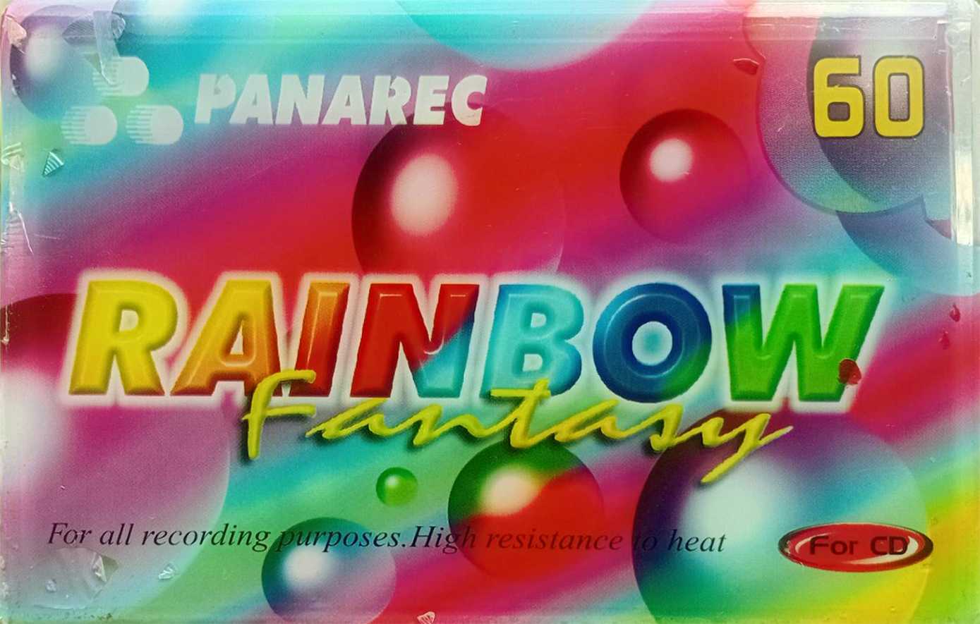 Compact Cassette Panarec Rainbow fantasy 60 Type I Normal Indonesia