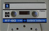 Compact Cassette National RT 60 "With Headcleaning Tape" Type I Normal 1972 Japan