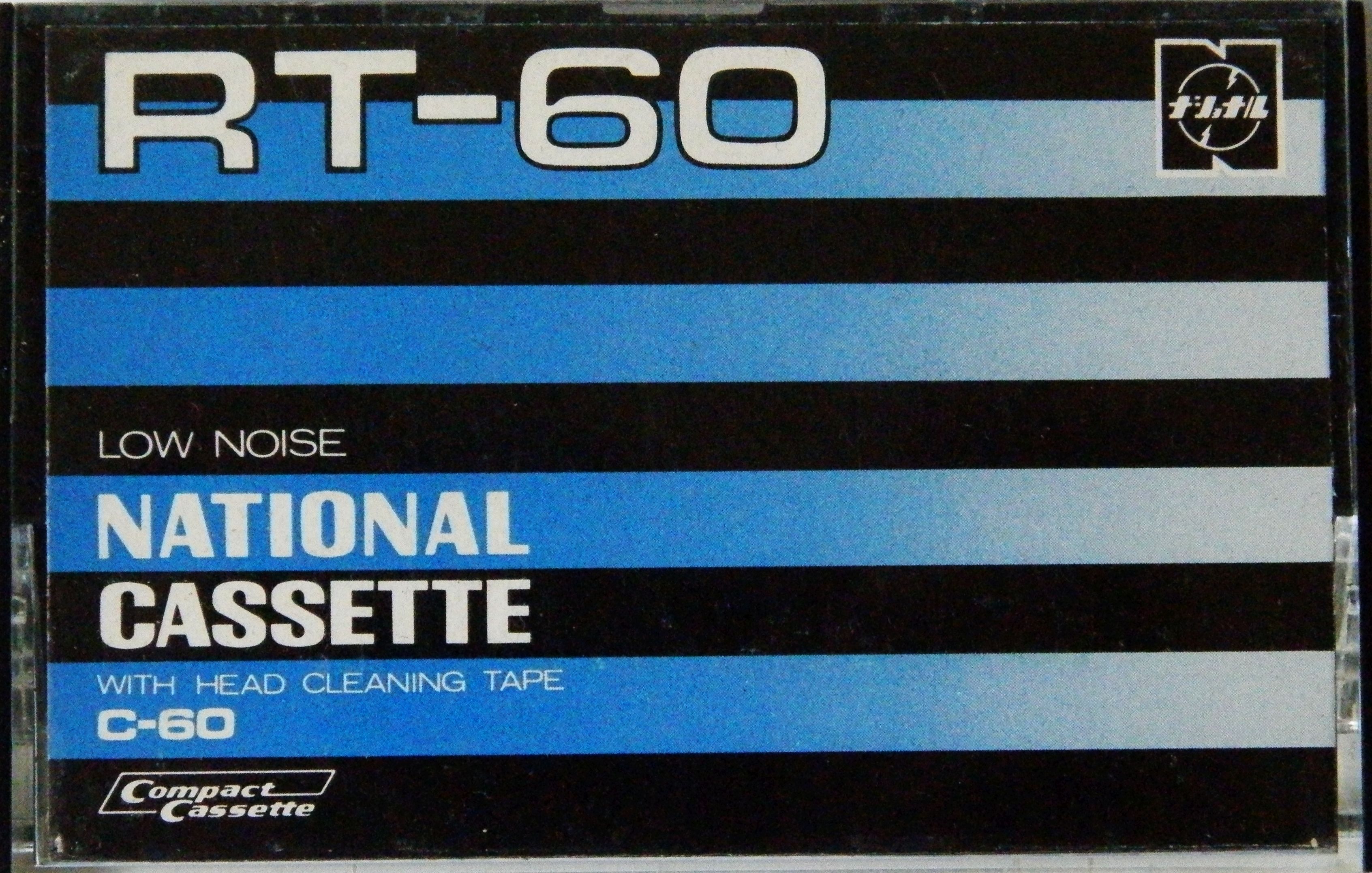 Compact Cassette National RT 60 "With Headcleaning Tape" Type I Normal 1972 Japan