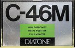 Compact Cassette Diatone M 46 Type IV Metal 1979 Japan