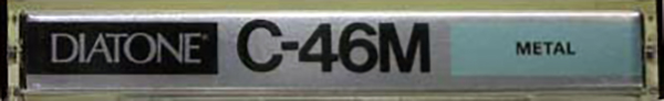 Compact Cassette Diatone M 46 Type IV Metal 1979 Japan