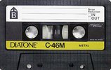 Compact Cassette Diatone M 46 Type IV Metal 1979 Japan