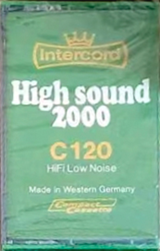 Compact Cassette Intercord High sound 2000 120 Type I Normal Germany
