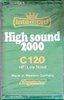 Compact Cassette Intercord High sound 2000 120 Type I Normal Germany