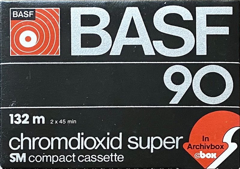 Compact Cassette: BASF  - Chromdioxid Super 90