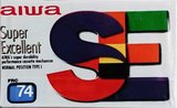 Compact Cassette Aiwa FRC 74 "SE Super Excellent" Type I Normal 1988 Europe