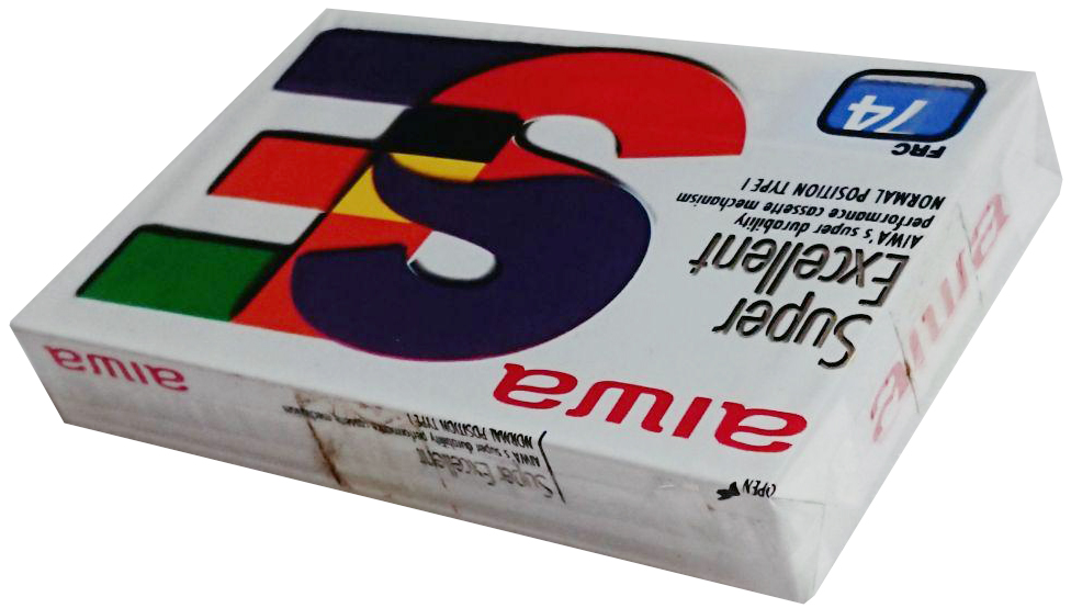 Compact Cassette Aiwa FRC 74 "SE Super Excellent" Type I Normal 1988 Europe