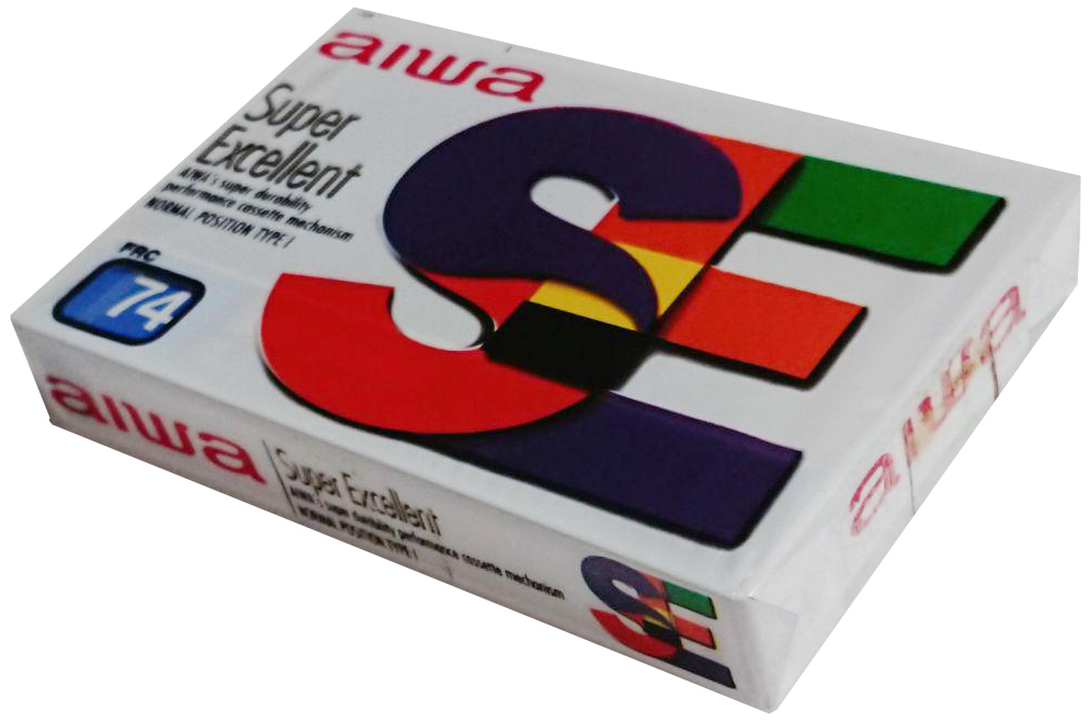 Compact Cassette Aiwa FRC 74 "SE Super Excellent" Type I Normal 1988 Europe