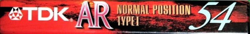 Compact Cassette TDK AR 54 "AR-54F" Type I Normal 1994 Japan