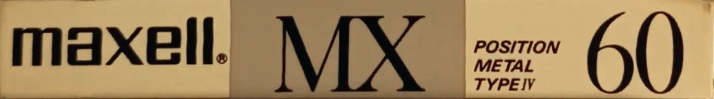 Compact Cassette Maxell MX 60 Type IV Metal 1990 Japan