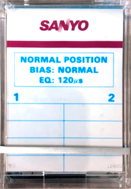 Microcassette Sanyo 30 Type I Normal Japan