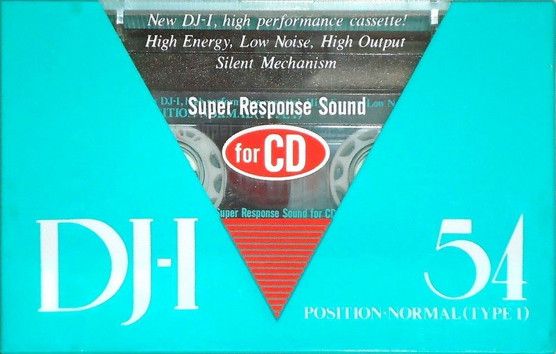 Compact Cassette Hitachi DJ-I 54 Type I Normal 1988 Japan