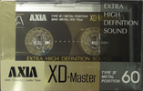 Compact Cassette AXIA Master 60 "XD" Type IV Metal 1985 Japan