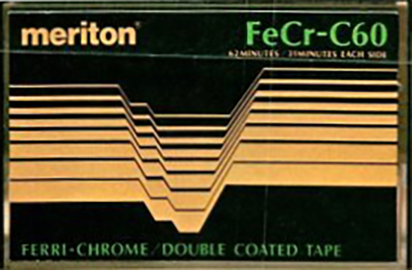 Compact Cassette Meriton 60 Type III Ferro Chrome 1975 USA