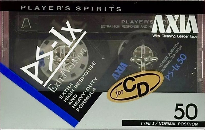 Compact Cassette AXIA PS-Ix 50 Type I Normal 1988 Japan