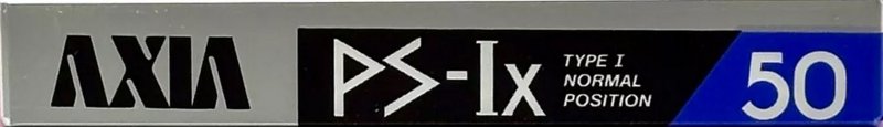 Compact Cassette AXIA PS-Ix 50 Type I Normal 1988 Japan