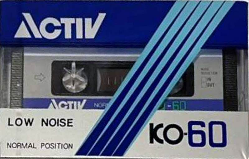 Compact Cassette Activ KO 60 Type I Normal South Korea