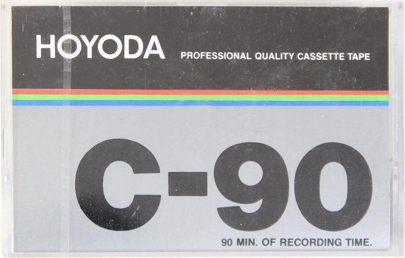 Compact Cassette Hoyoda 90 Type I Normal 1989 Hong Kong