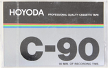 Compact Cassette Hoyoda 90 Type I Normal 1989 Hong Kong