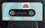 Compact Cassette Atlas 120 Type II Chrome 1976 Germany