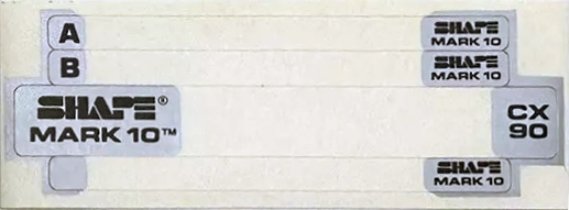 Compact Cassette Shape Mark 10 CX 90 Type II Chrome 1983 USA