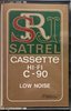 Compact Cassette Satrel 90 Type I Normal 1980 Hong Kong