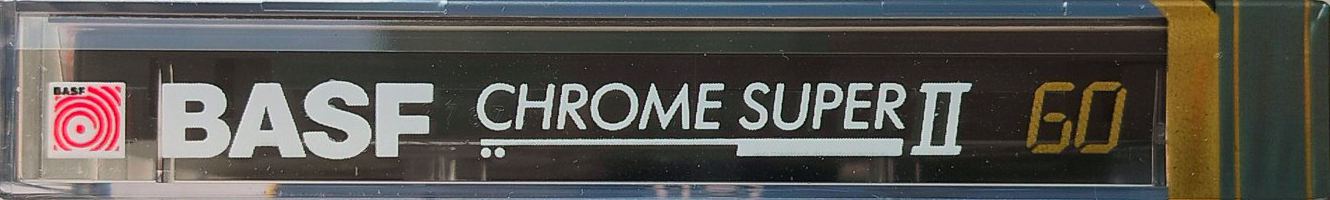 Compact Cassette BASF Chrome Super II 60 Type II Chrome 1991 Europe