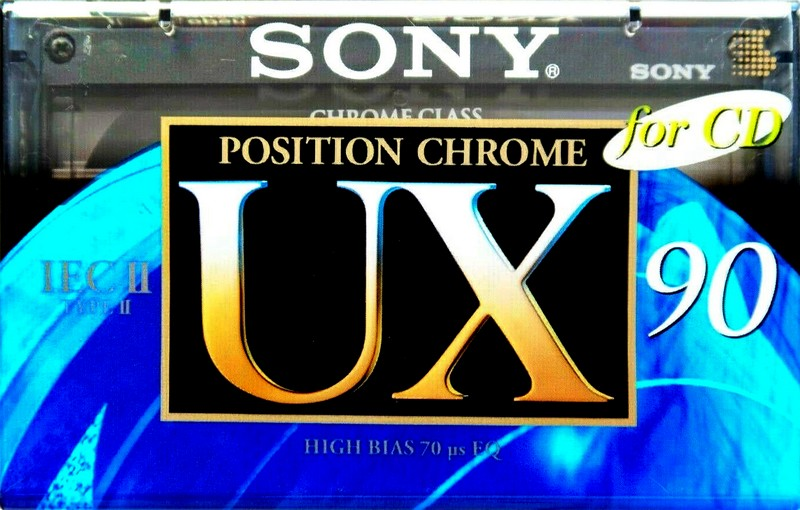 Compact Cassette Sony UX 90 Type II Chrome 1995 Europe