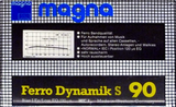 Compact Cassette Magna Ferro Dynamic S 90 "Ferro Dynamik S" Type I Normal 1984 Germany