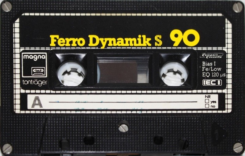Compact Cassette Magna Ferro Dynamic S 90 "Ferro Dynamik S" Type I Normal 1984 Germany