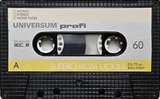 Compact Cassette Universum UCX II-S 60 Type II Chrome 1986 Europe