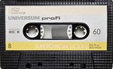 Compact Cassette Universum UCX II-S 60 Type II Chrome 1986 Europe