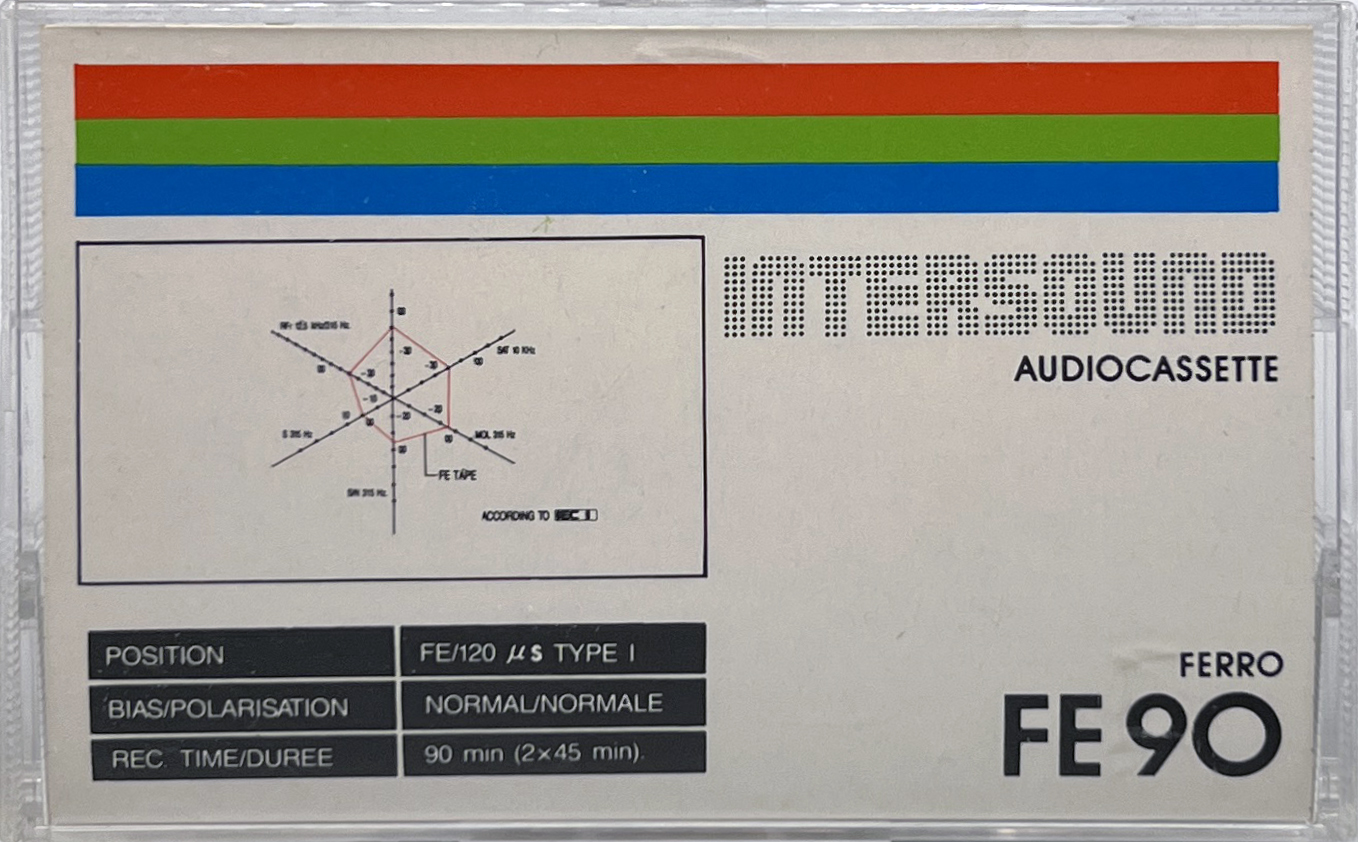 Compact Cassette Intersound 90 Type I Normal 1992 Europe