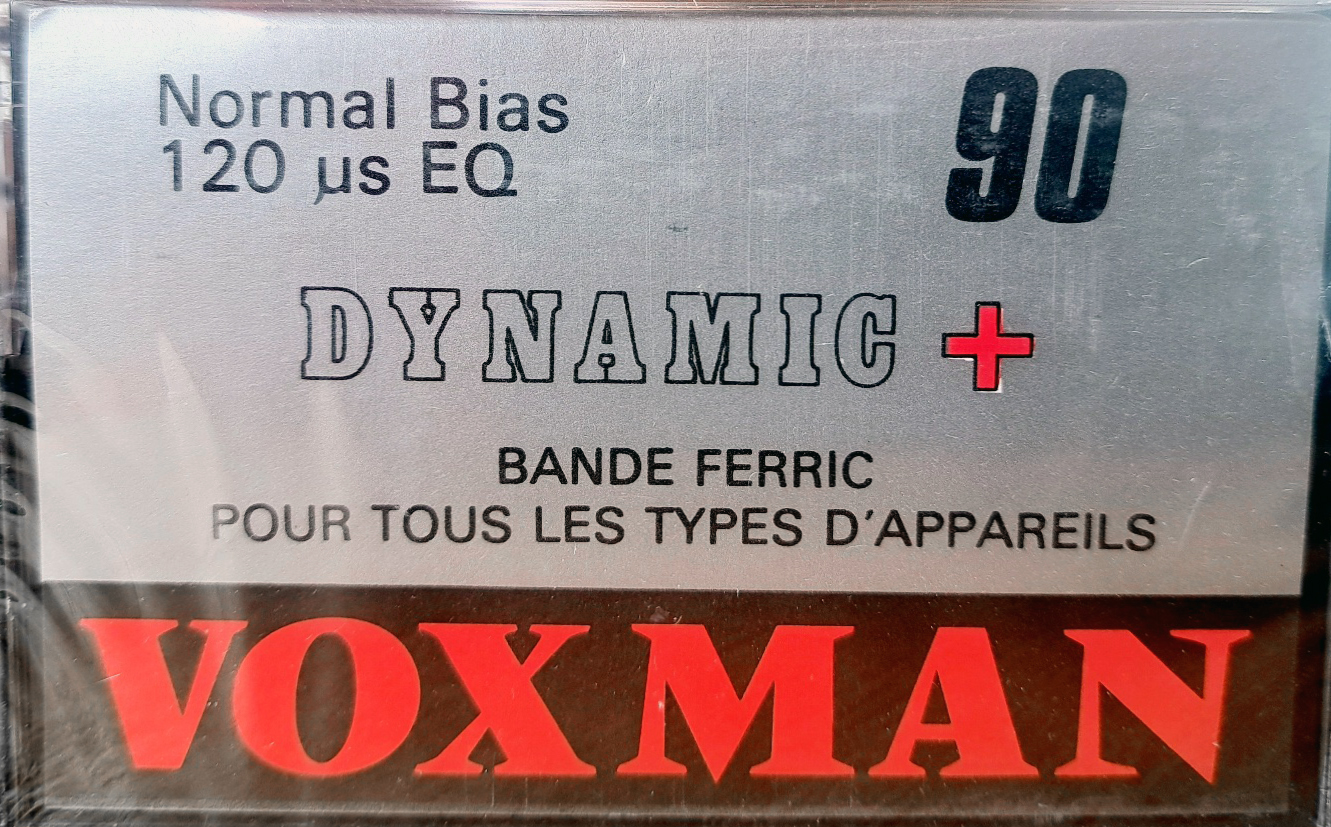 Compact Cassette Voxman Dynamic + 90 Type I Normal France