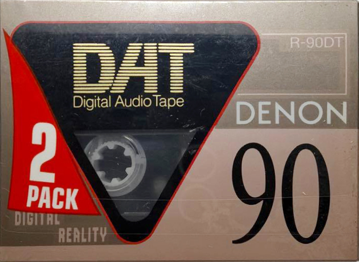 2 pack Denon 90 "R-90DT T" Type IV Metal 1993 Japan