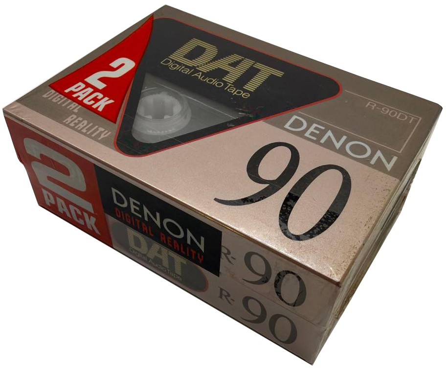 2 pack Denon 90 "R-90DT T" Type IV Metal 1993 Japan