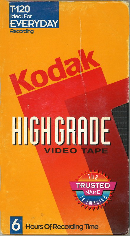 VHS, Video Home System:  Kodak - HG 120