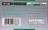 Compact Cassette Sony HF-S 90 Type I Normal 1988 Europe